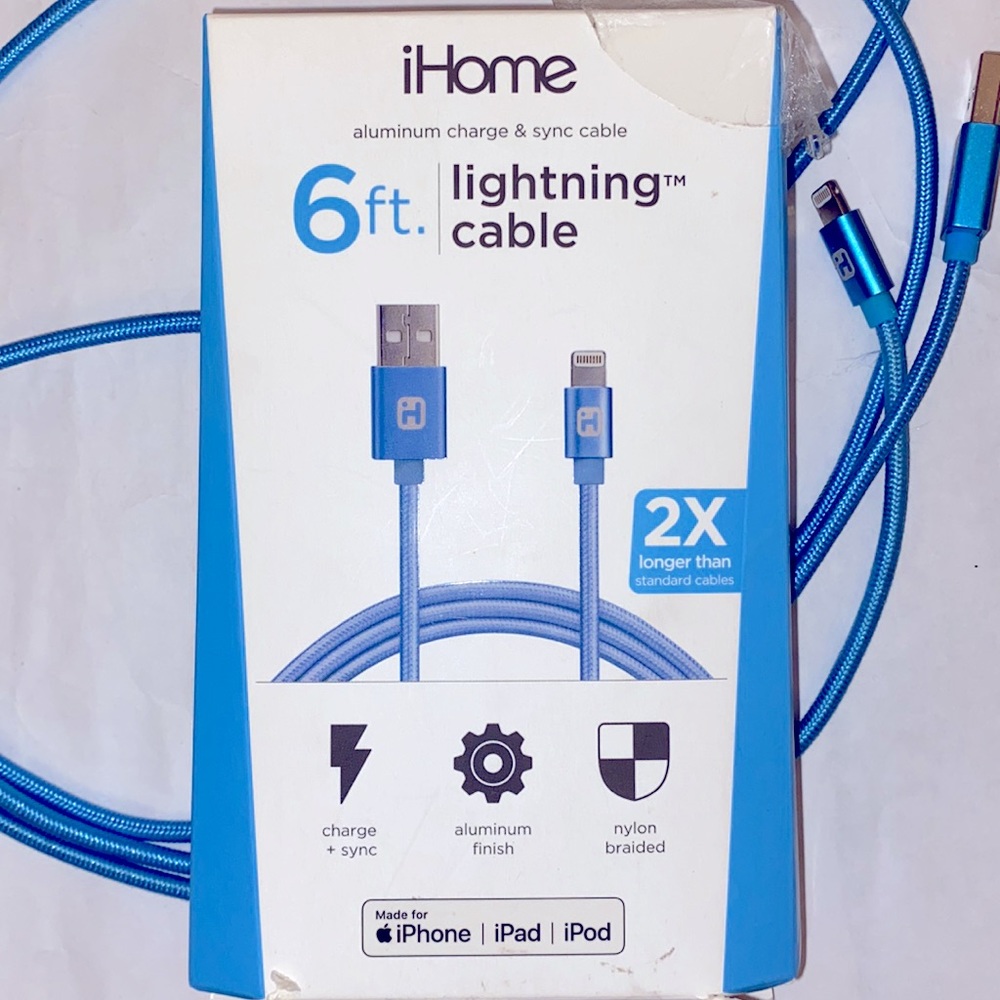 ONLY ONE! Lightning Cable (6 Feet)